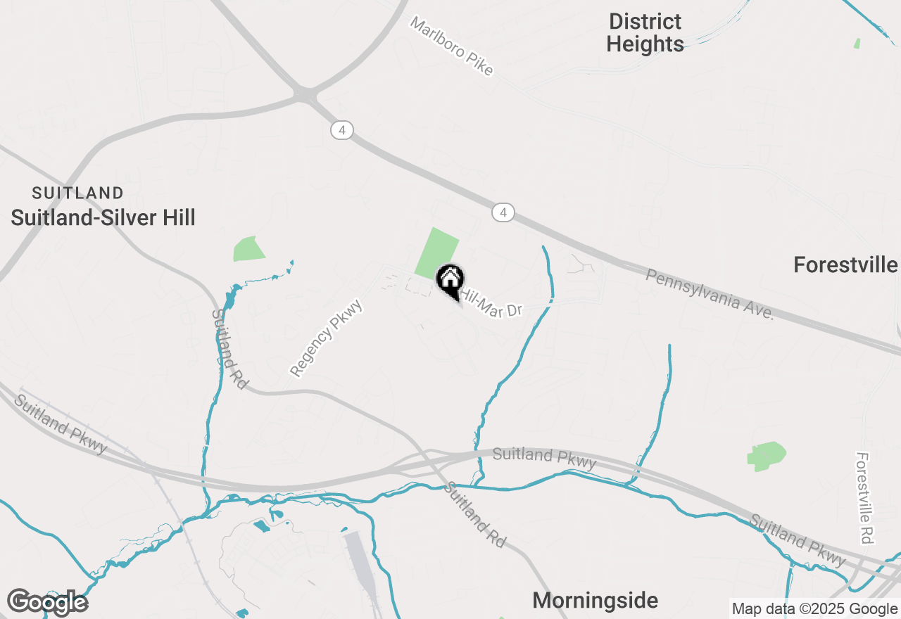 Map of 6101 W Hil Mar Circle, District Heights, MD 20747