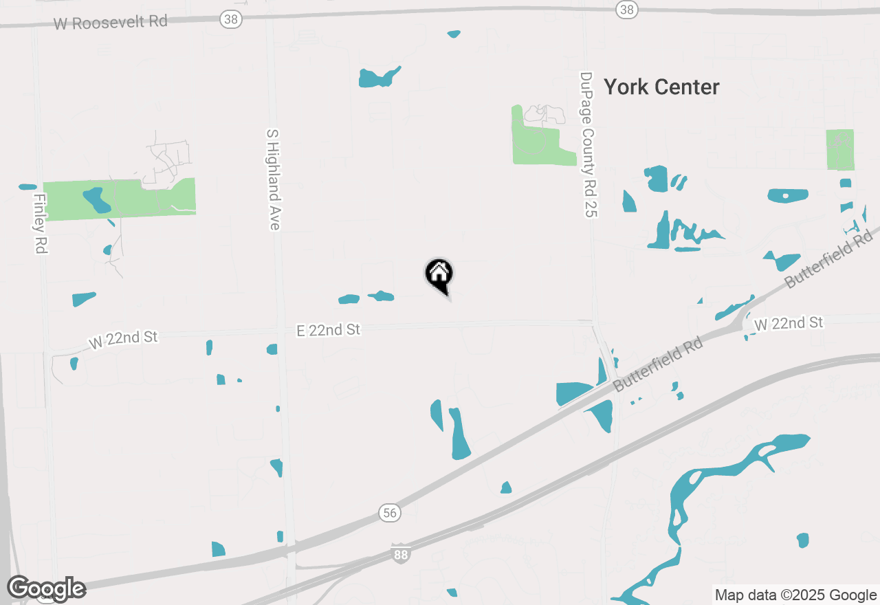 Map of 19W181 21st Place, Lombard, IL 60148