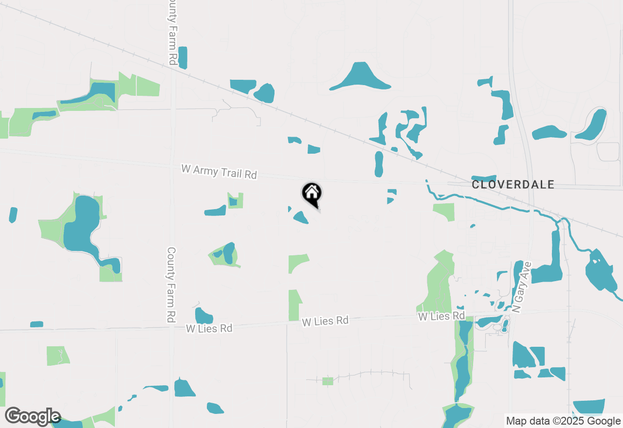 Map of 1254 Central Park Drive #1254, Carol Stream, IL 60188