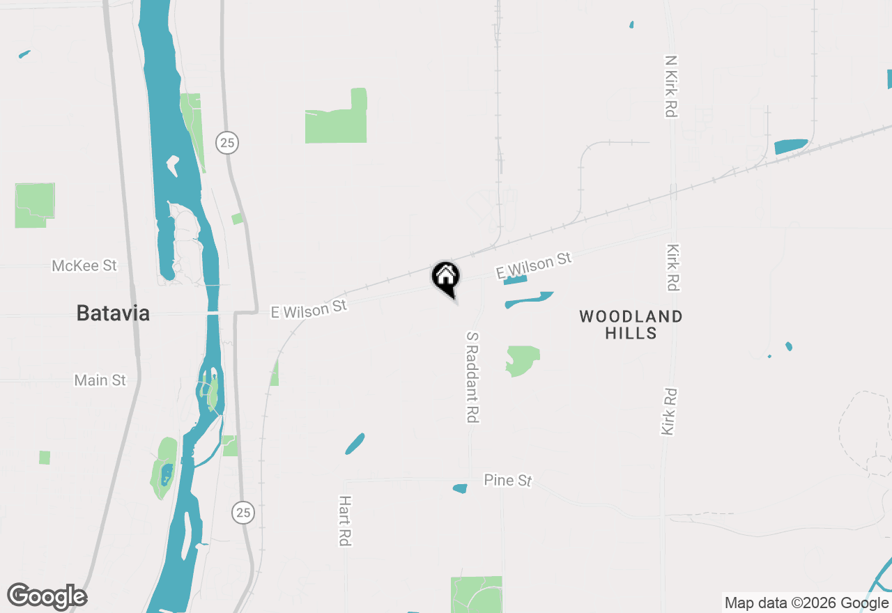 Map of 65 Cottonwood Circle, Batavia, IL 60510