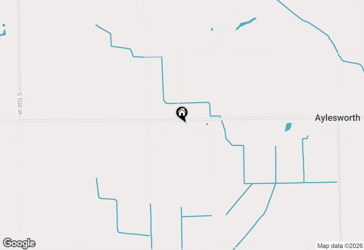Map of 375 Reif Drive, Hebron, IN 46341