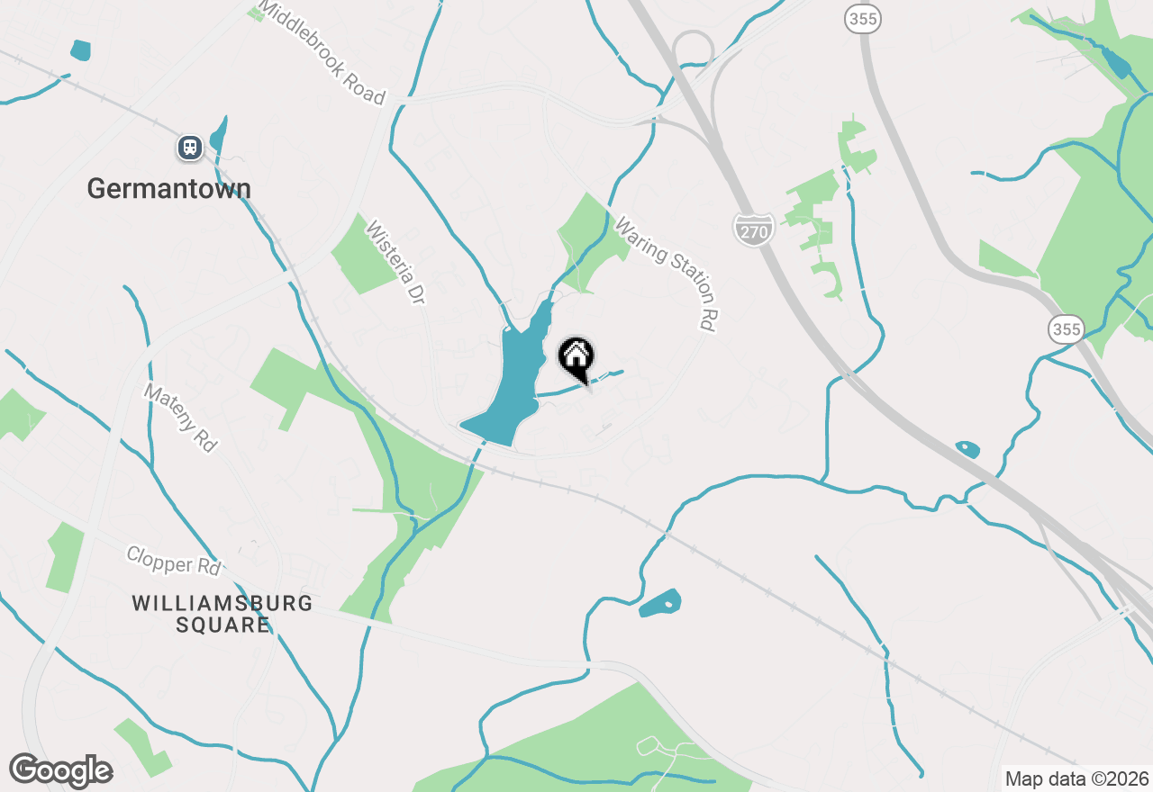 Map of 12209 Eagles Nest Court #L, Germantown, MD 20874