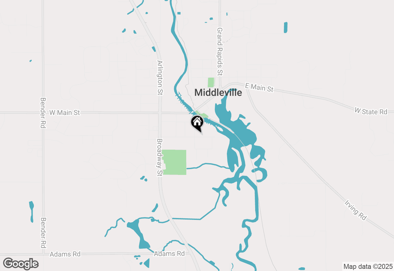 Map of 311 Russell Street, Middleville, MI 49333