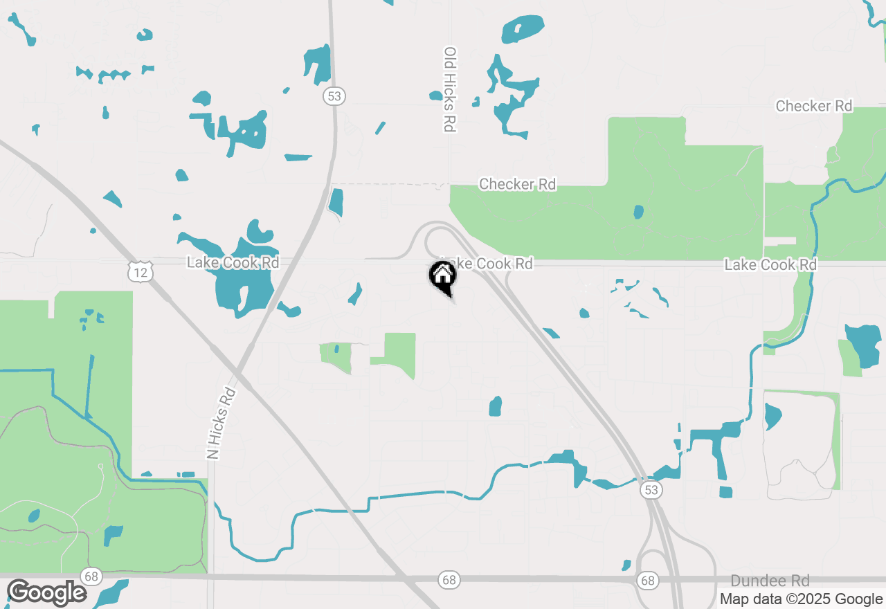 Map of 932 E Coach Road #8, Palatine, IL 60074