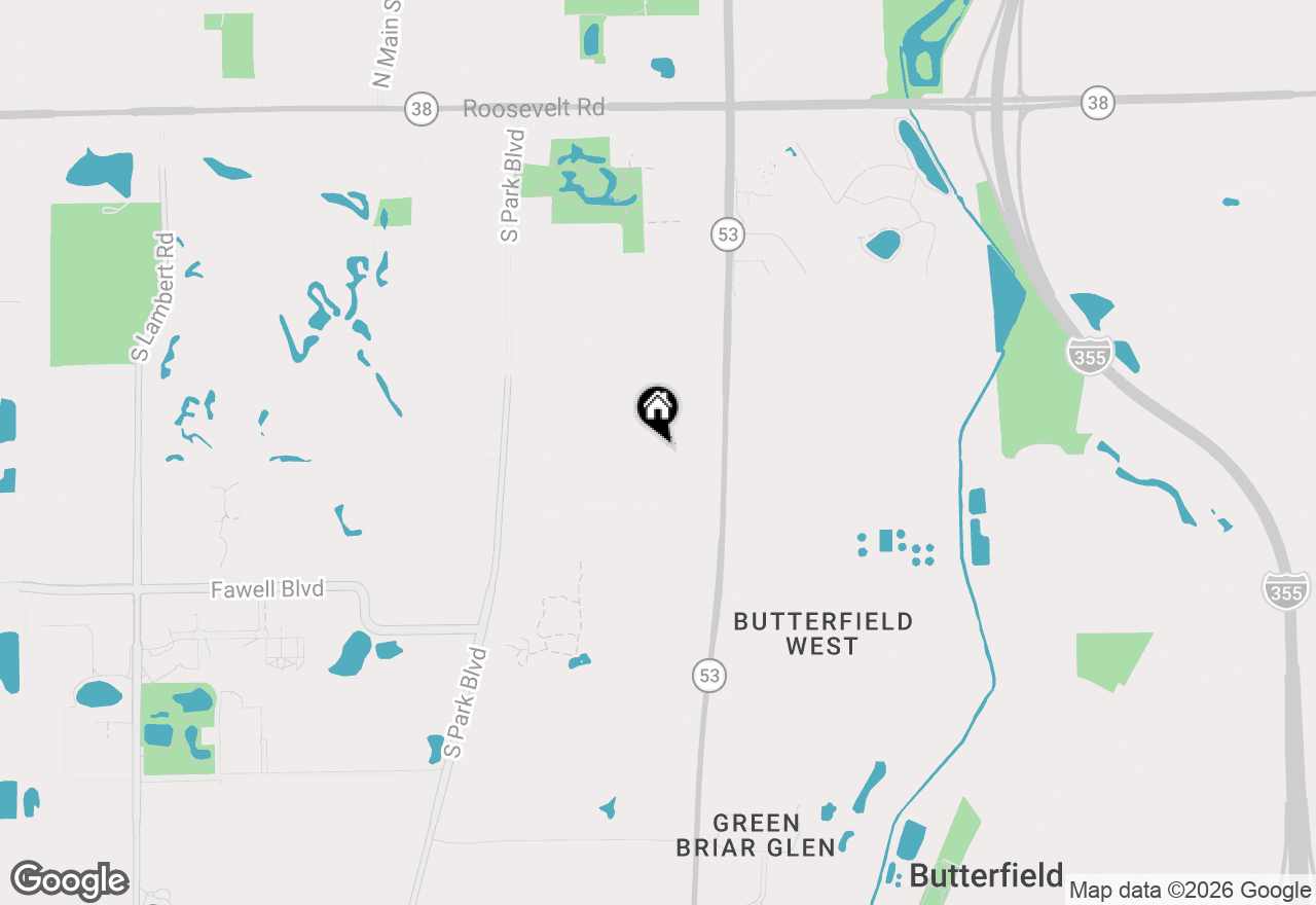 Map of 750 Marston Avenue, Glen Ellyn, IL 60137