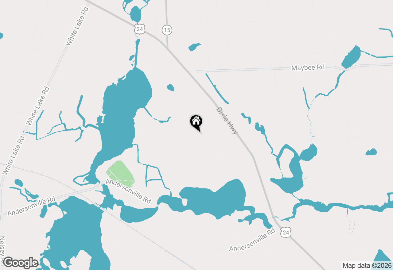 Map of 6638 Ridgeview Drive, Clarkston, MI 48346