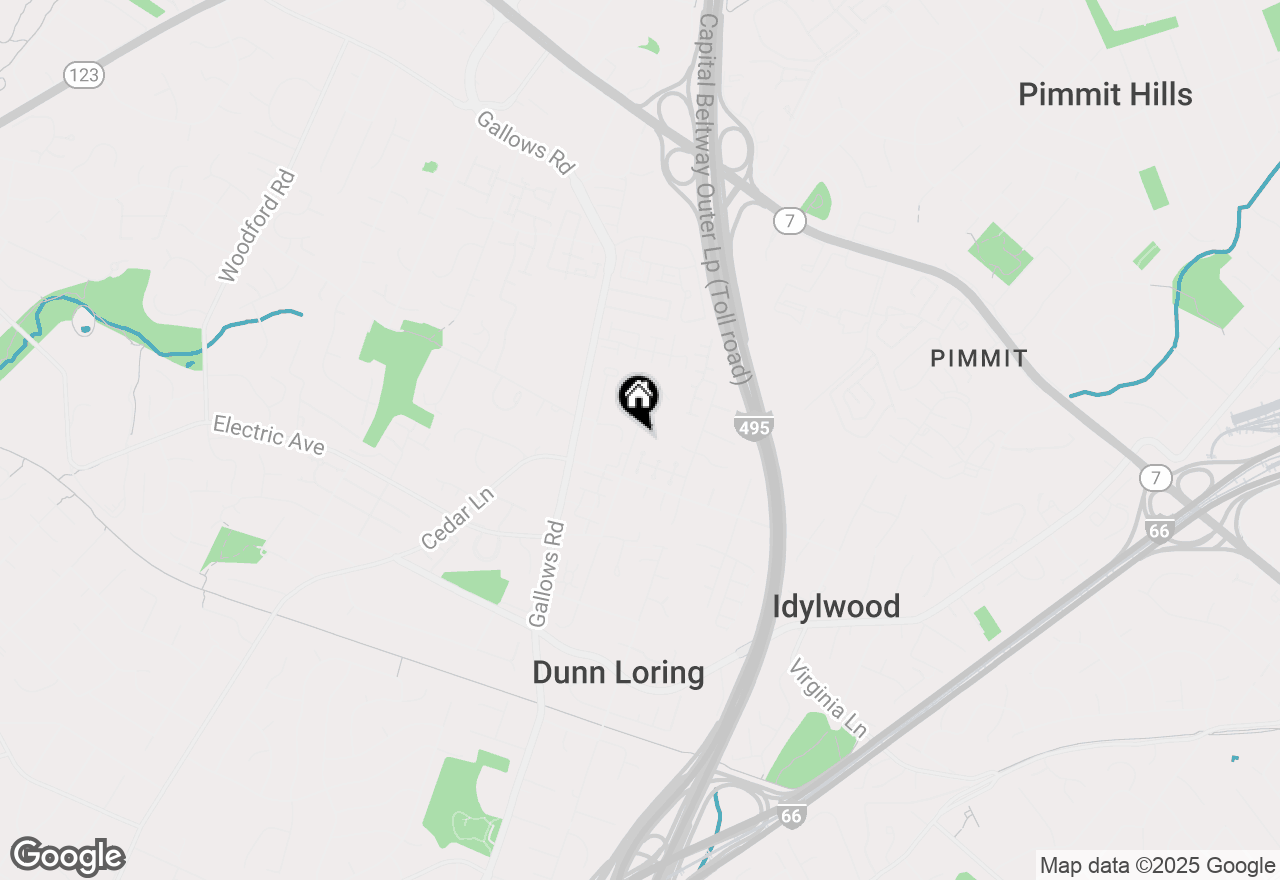 Map of 2207 Arden Street, Dunn Loring, VA 22027