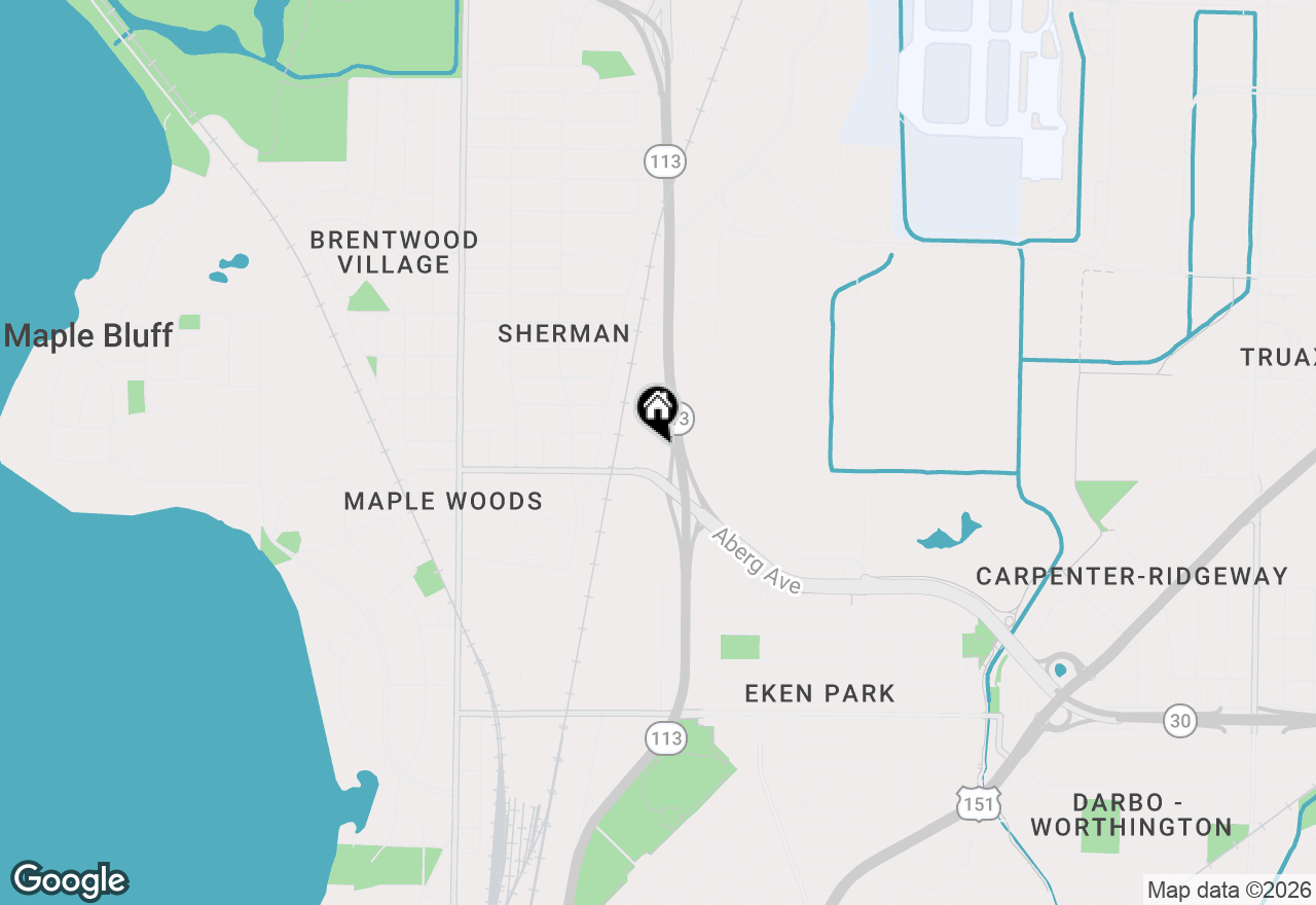 Map of 1314 Packers Avenue, Madison, WI 53704