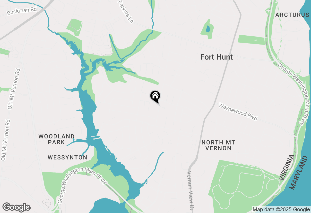 Map of 8518 Riverside Road, Alexandria, VA 22308