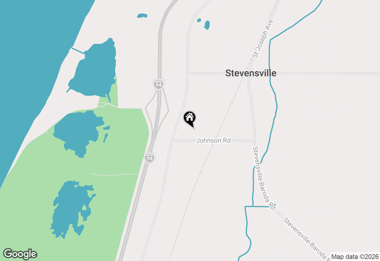 Map of 6051 Legion Road, Stevensville, MI 49127