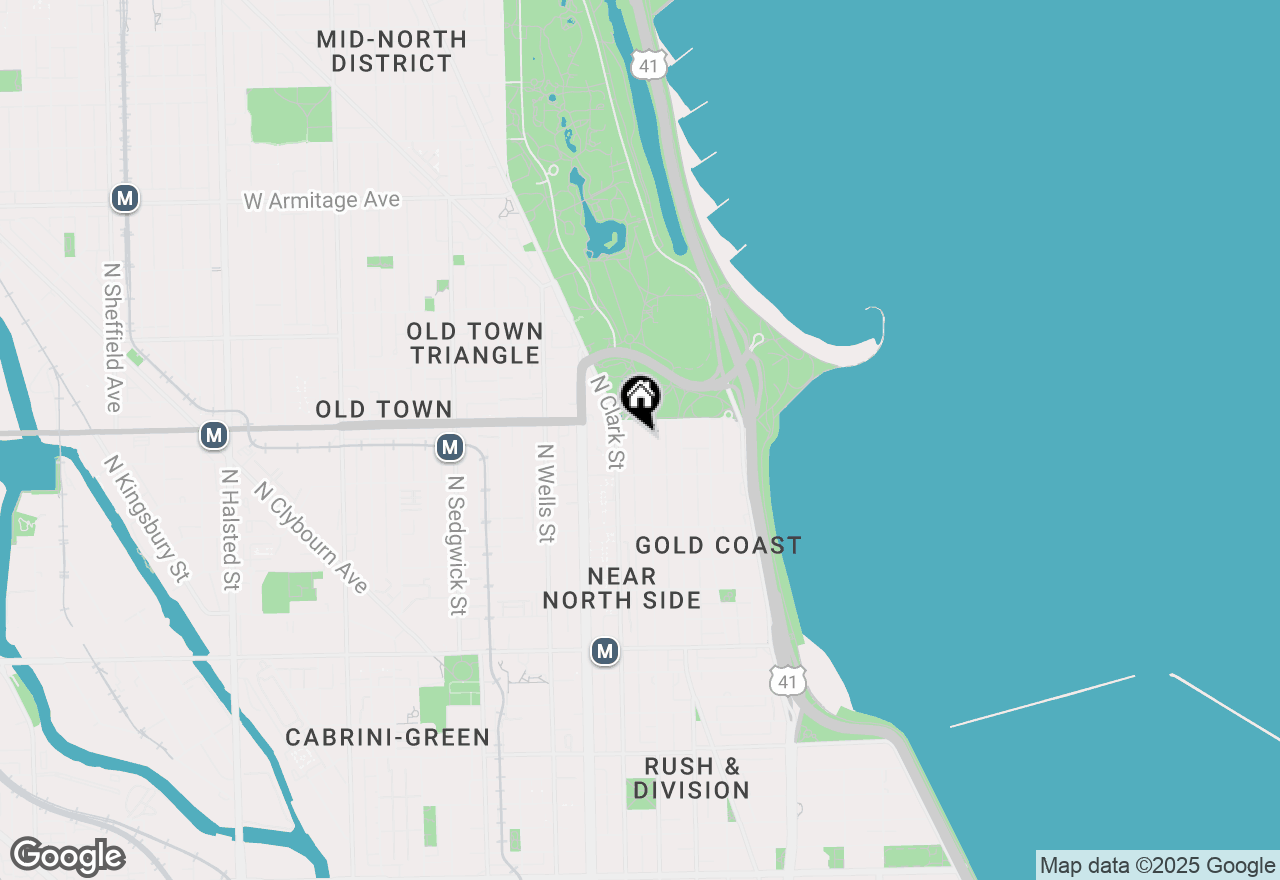 Map of 1538 N Dearborn Parkway, Chicago, IL 60610