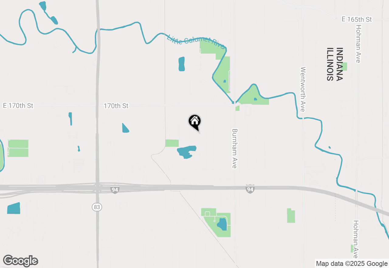 Map of 17143 Ridgewood Avenue, Lansing, IL 60438