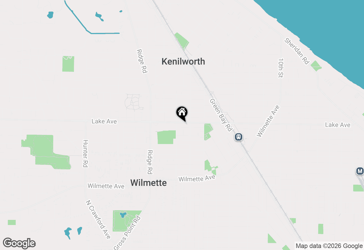 Map of 1625 Lake Avenue, Wilmette, IL 60091