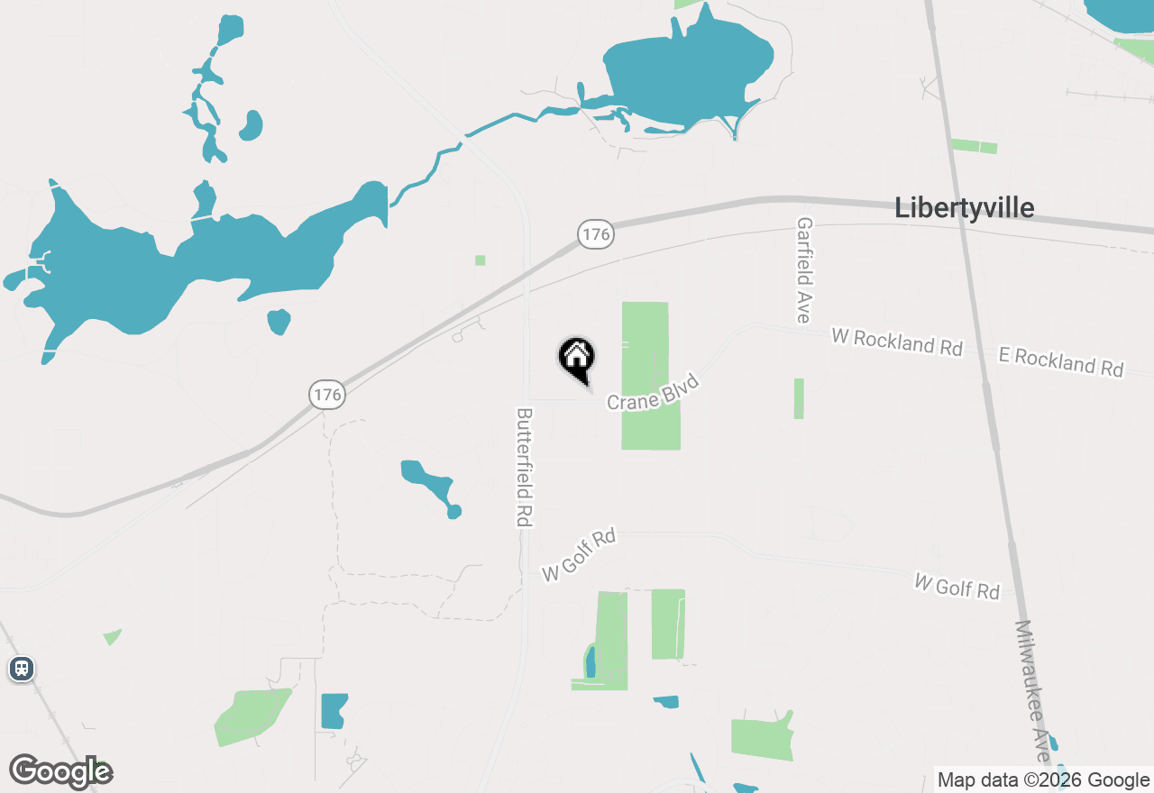 Map of 1046 Crane Boulevard, Libertyville, IL 60048