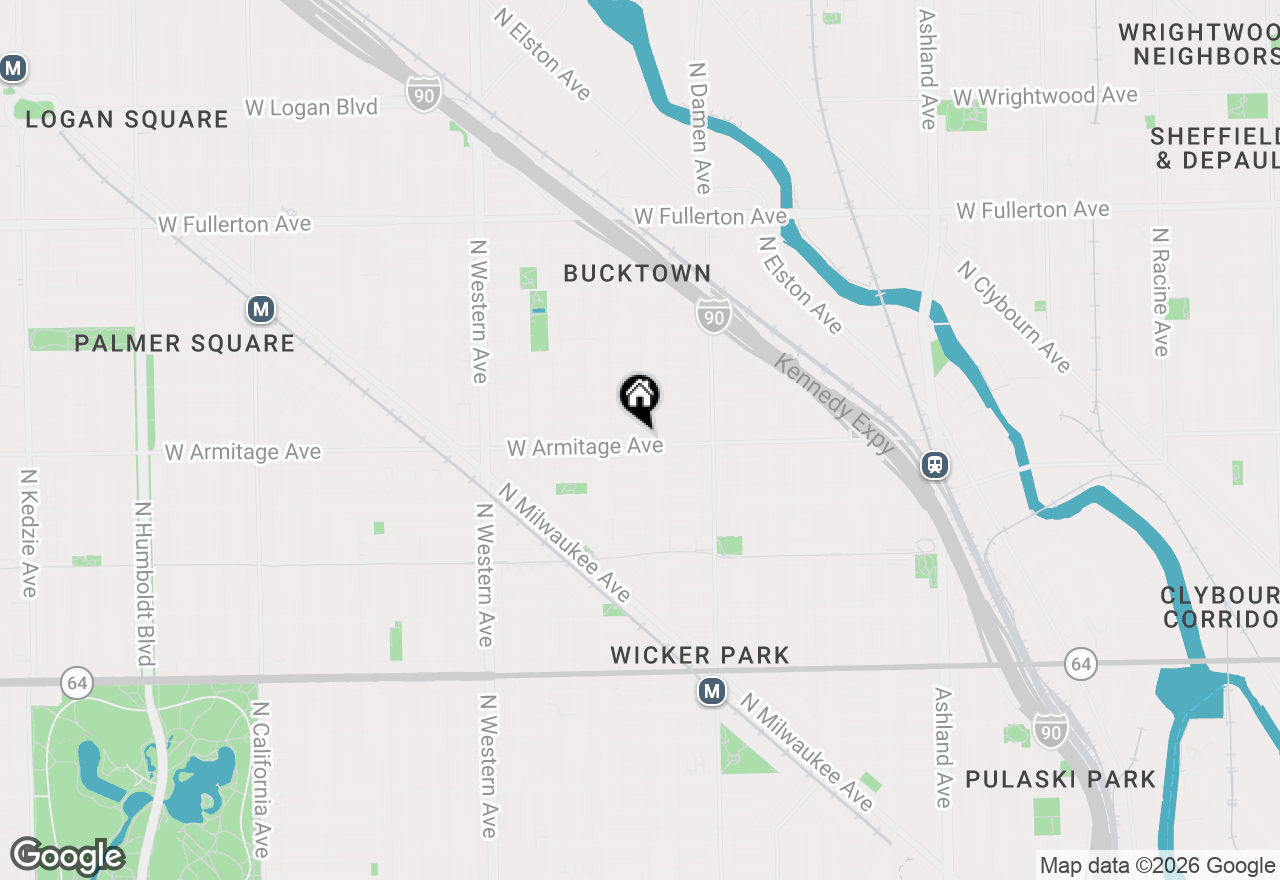 Map of 2112 W Armitage Avenue #GS, Chicago, IL 60647