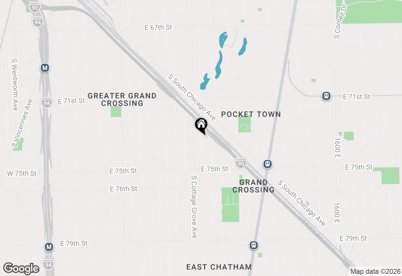 Map of 7312 S Maryland Avenue, Chicago, IL 60619