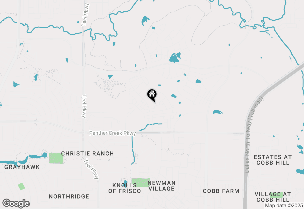 Map of 13967 Julianne Lane, Frisco, TX 75033