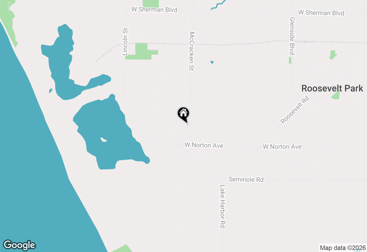 Map of 2038 Columbus Avenue, Muskegon, MI 49441