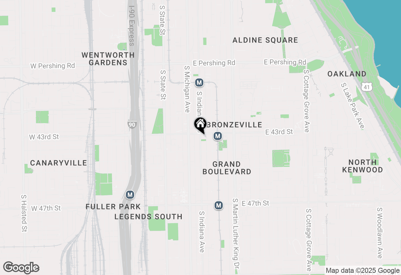 Map of 4311 S Indiana Avenue #1, Chicago, IL 60653