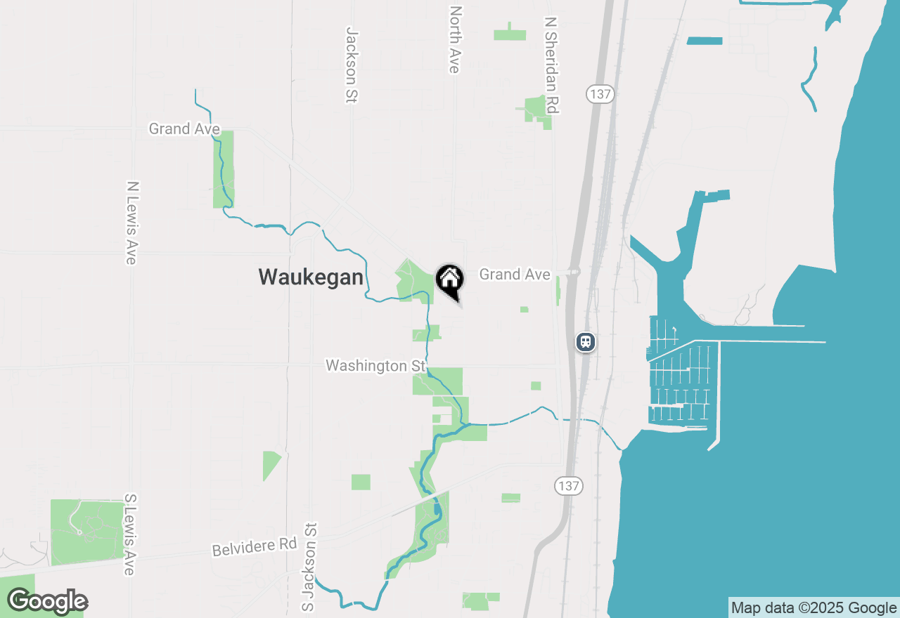 Map of 517 W Clayton Street, Waukegan, IL 60085