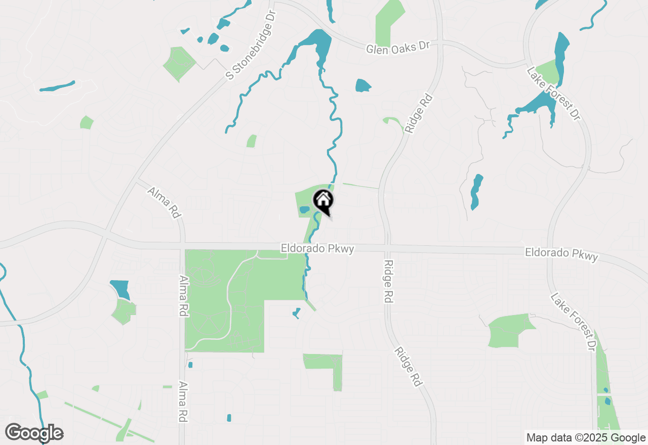 Map of 2712 Cypress Point Drive, Mckinney, TX 75072