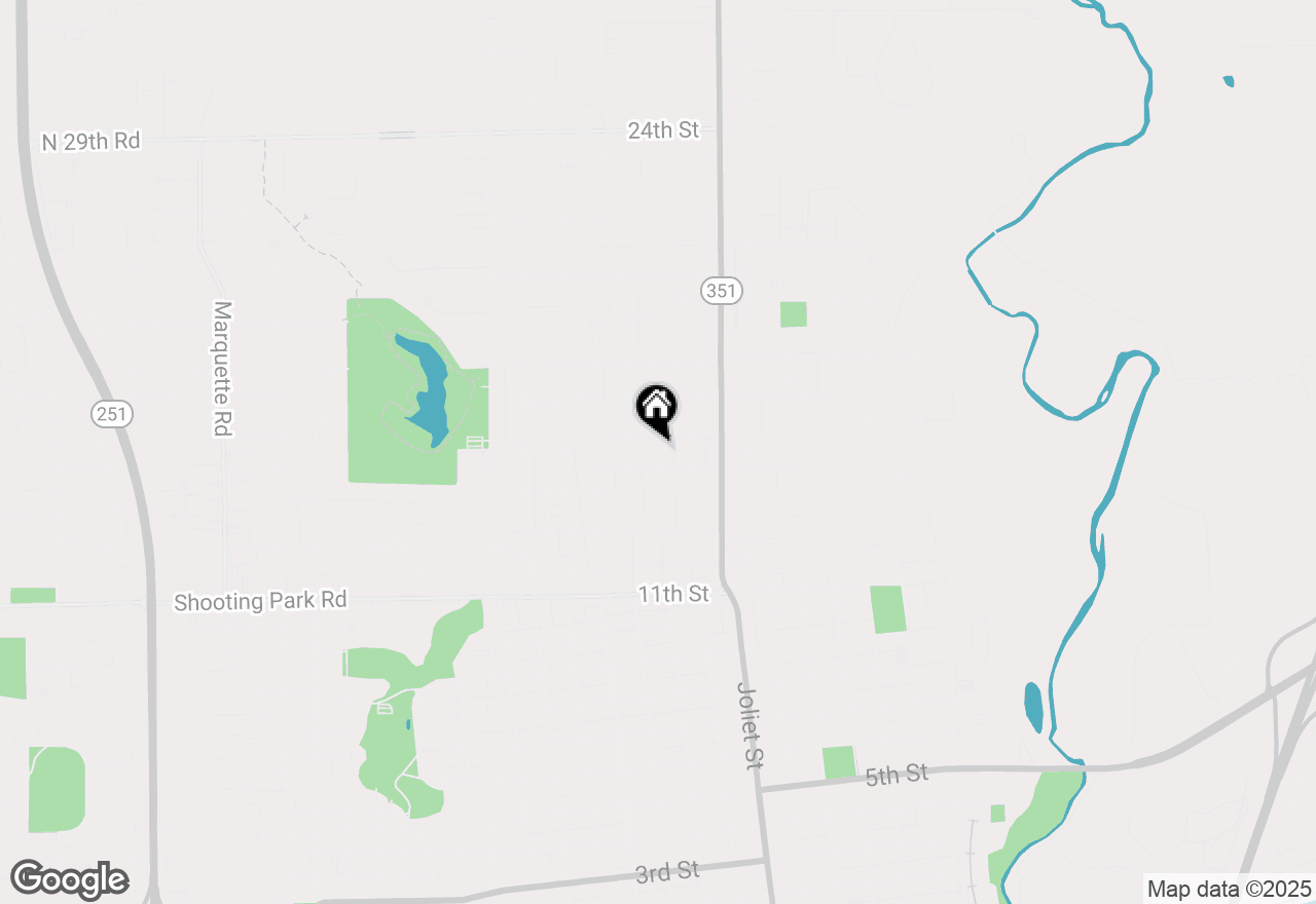 Map of 1545 Argyle Road, Lasalle, IL 61301