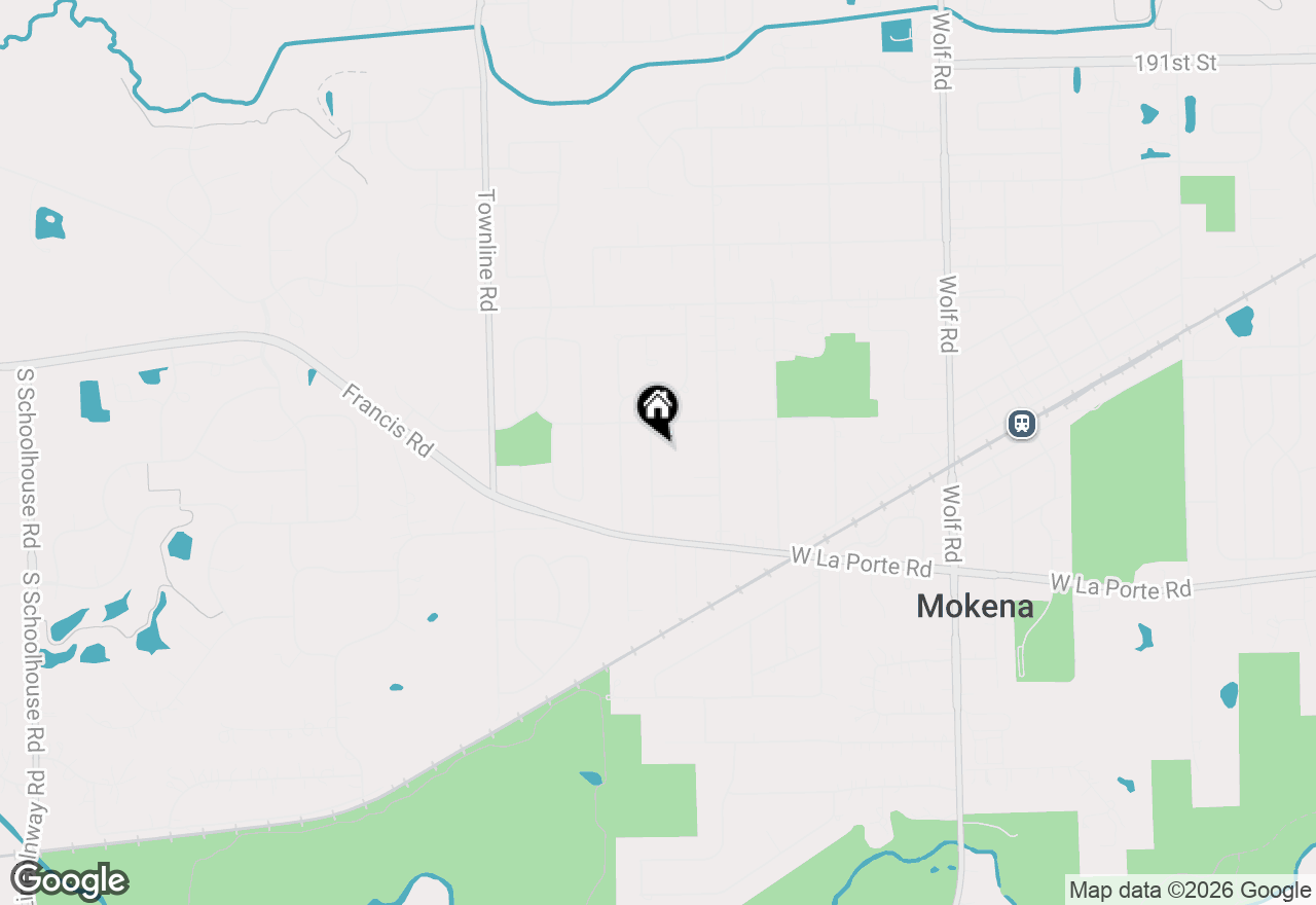 Map of 19727 Greenview Avenue, Mokena, IL 60448