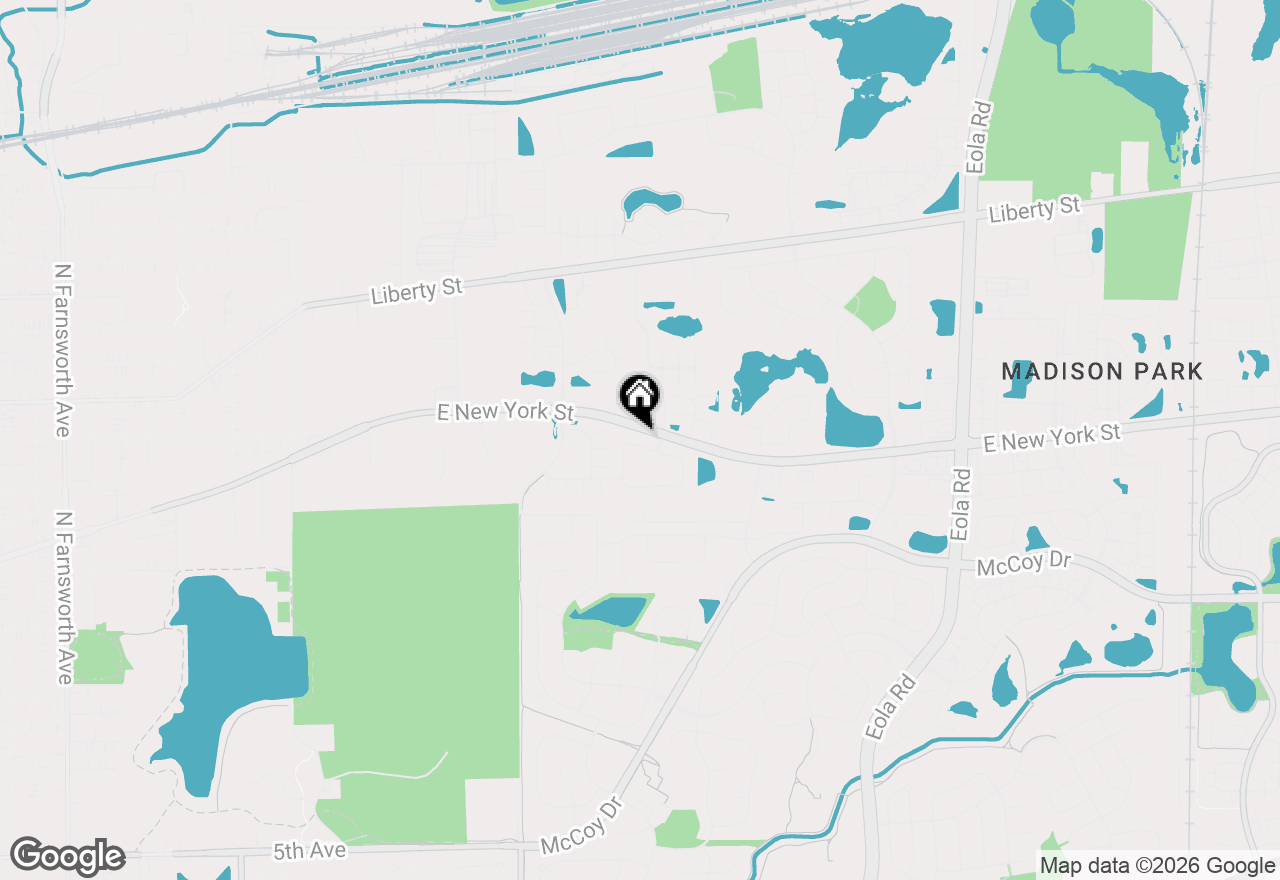 Map of 2333 Stoughton Circle, Aurora, IL 60502