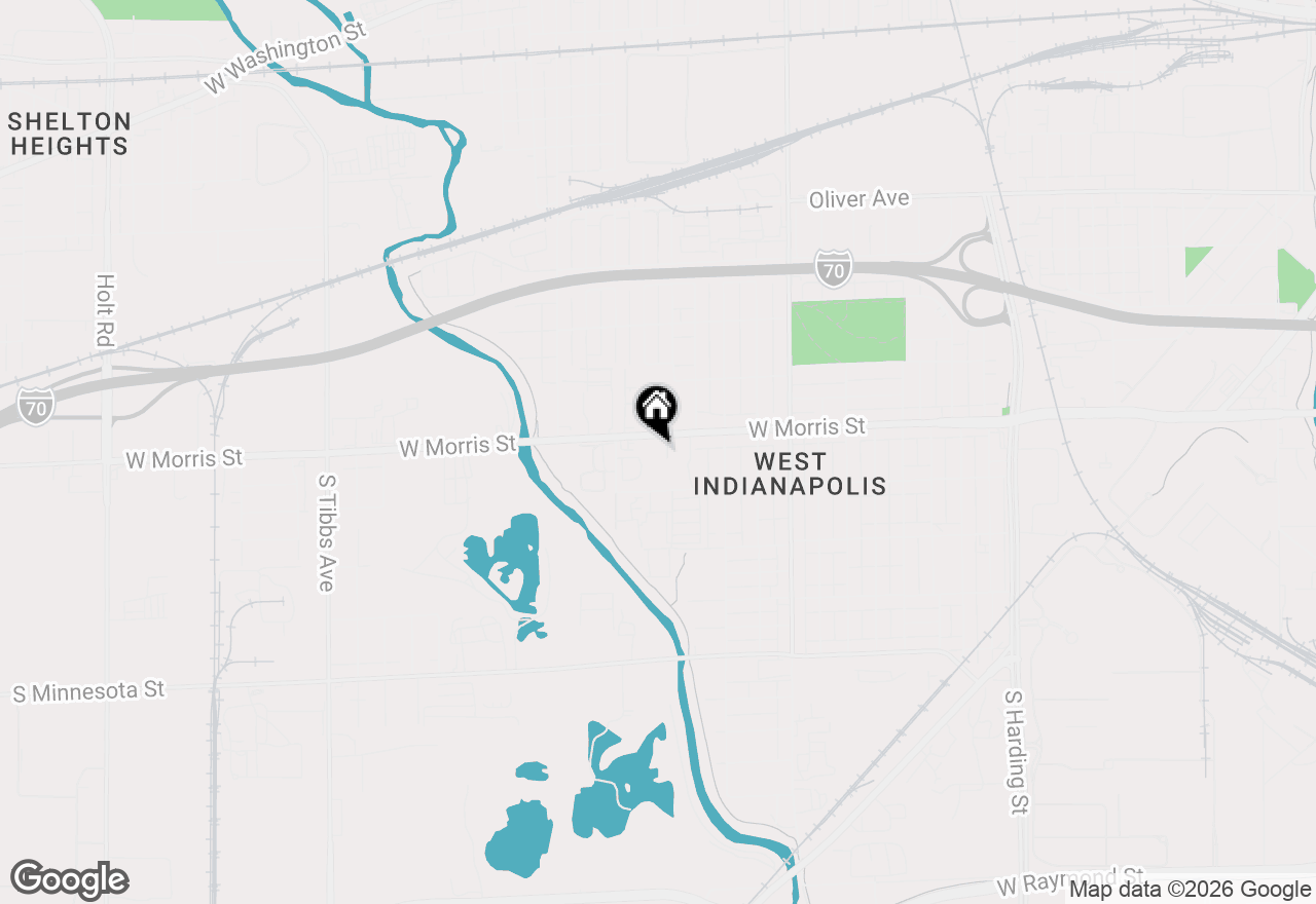 Map of 2501 W Morris Street, Indianapolis, IN 46221