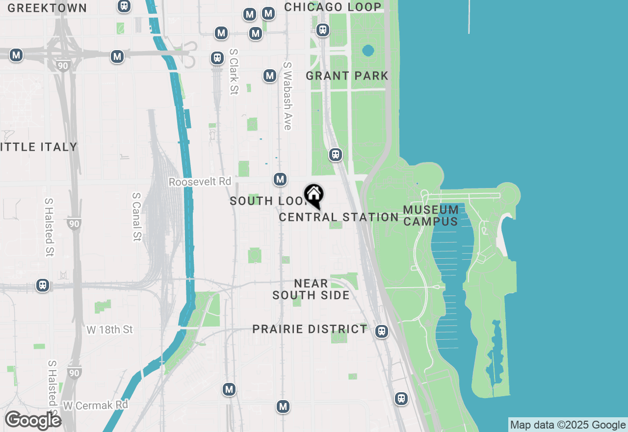 Map of 1323 S Michigan Avenue #401, Chicago, IL 60605