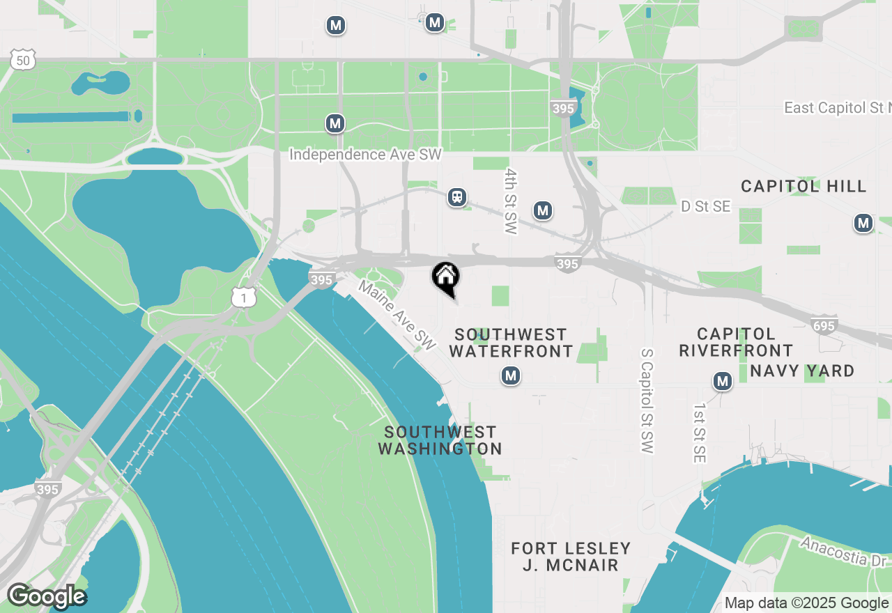 Map of 700 7th Street Sw #512, Washington, DC 20024
