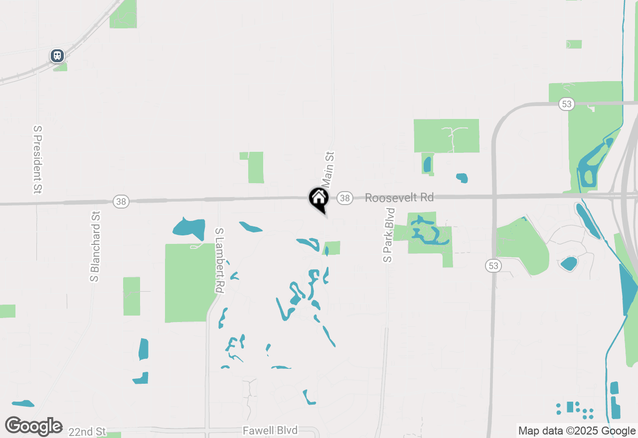 Map of 40 S Main Street #5D, Glen Ellyn, IL 60137