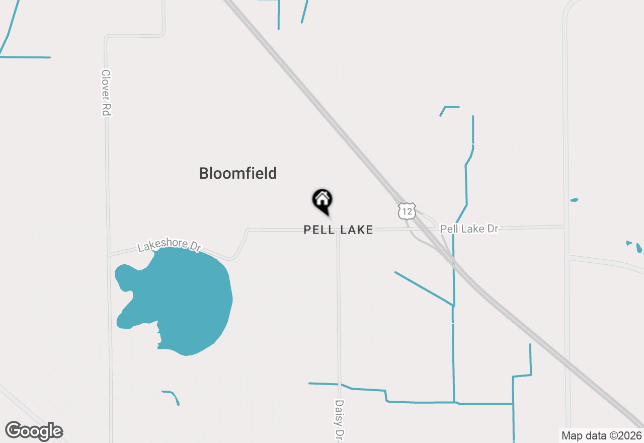 Map of N1525 Overlook Cir, Genoa City, WI 53128
