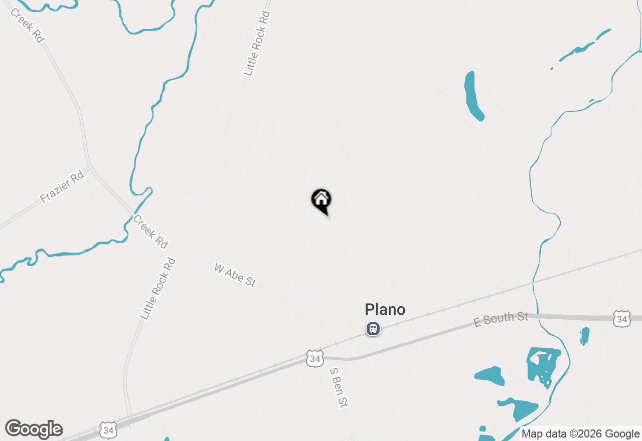 Map of 207 Cooper Street, Plano, IL 60545