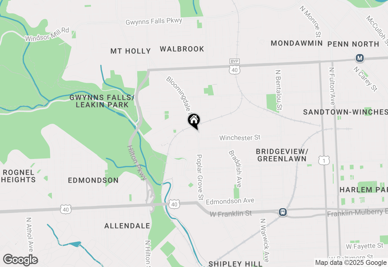 Map of 1226 Bloomingdale Road, Baltimore, MD 21216