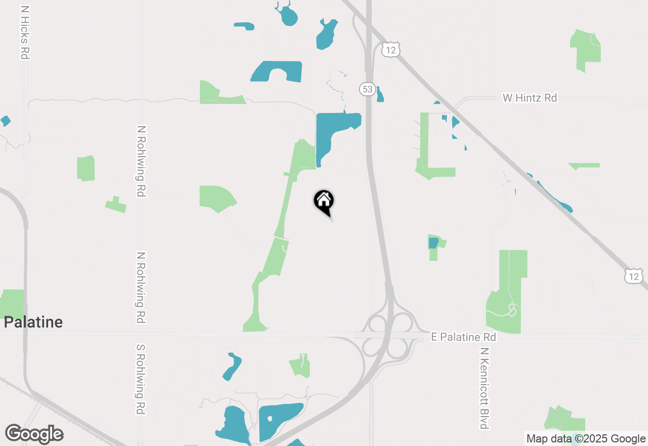 Map of 1426 E Reynolds Drive, Palatine, IL 60074