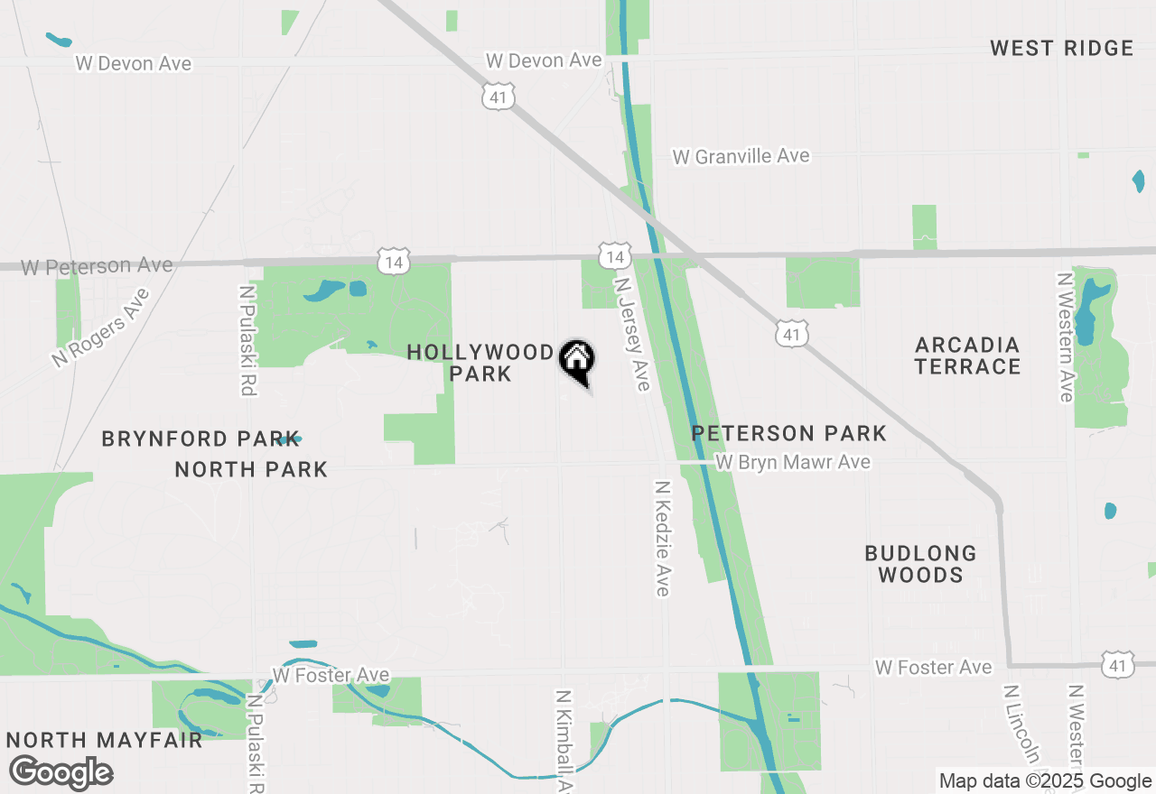 Map of 5714 N Christiana Avenue #GARDEN, Chicago, IL 60659