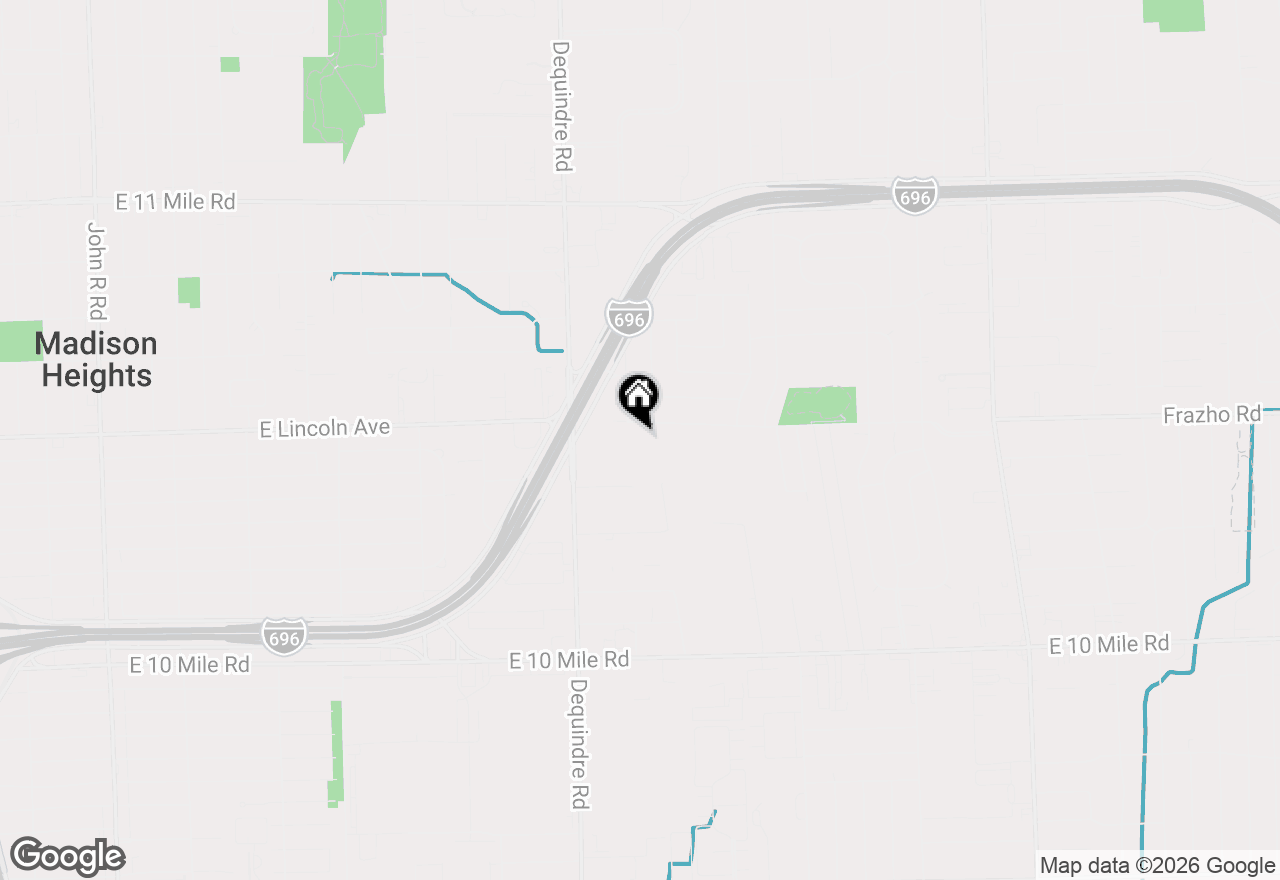 Map of 2136 Frazho Road, Warren, MI 48091