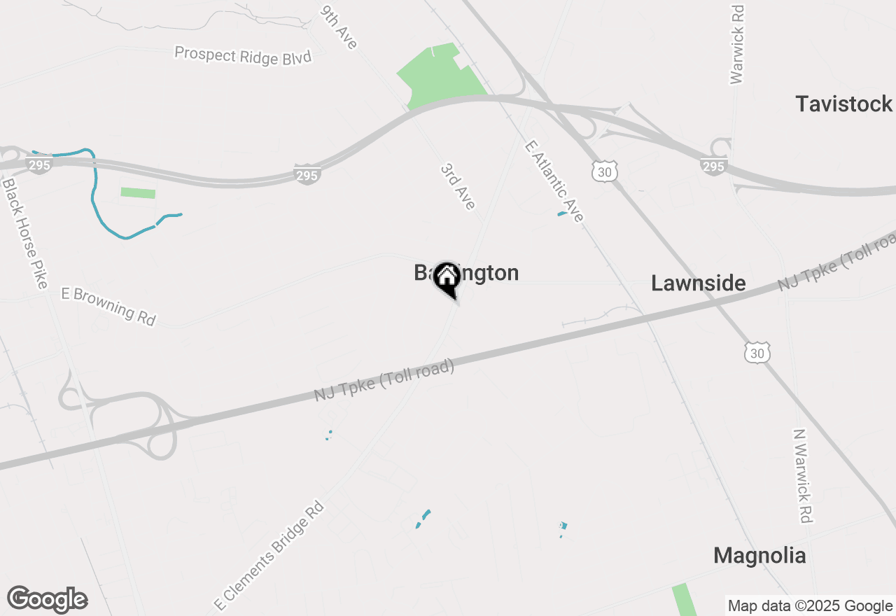 Map of 525 Clements Bridge Road, Barrington, NJ 08007