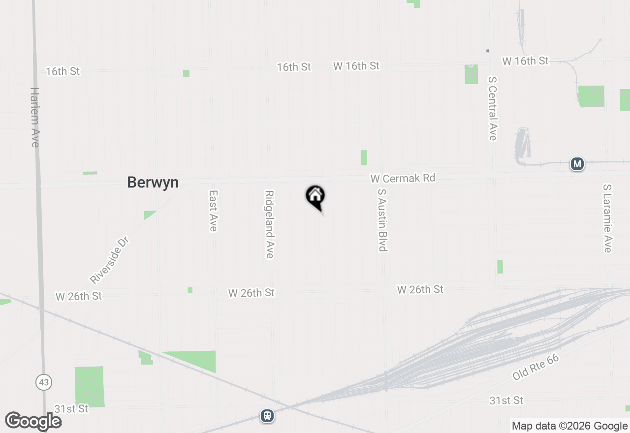 Map of 2315 Harvey Avenue, Berwyn, IL 60402