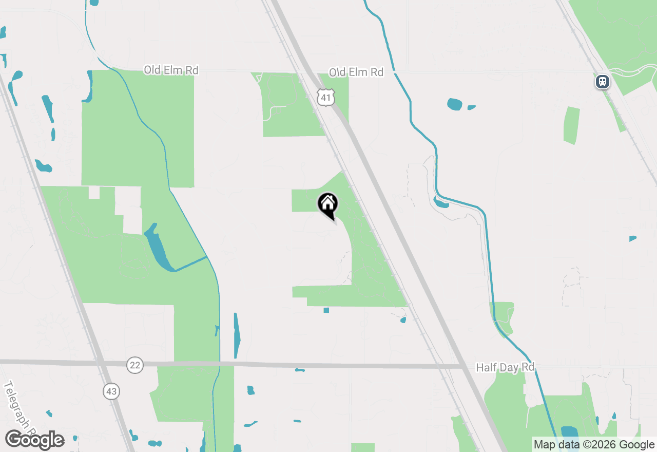 Map of 1551 Mill Trail, Highland Park, IL 60035