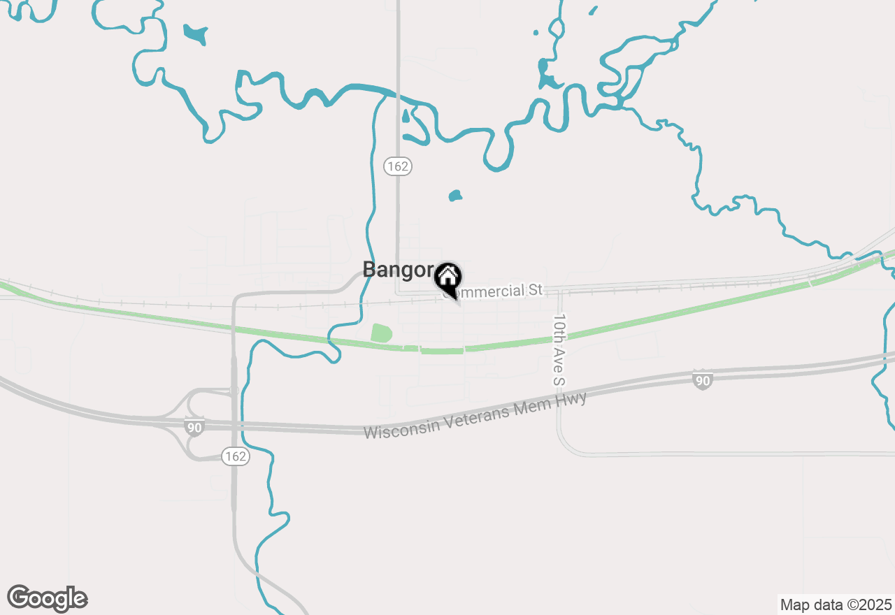 Map of 1407 Bangor St, Bangor, WI 54614