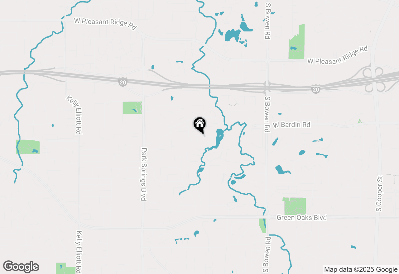 Map of 4729 Silver Oak Lane, Arlington, TX 76017