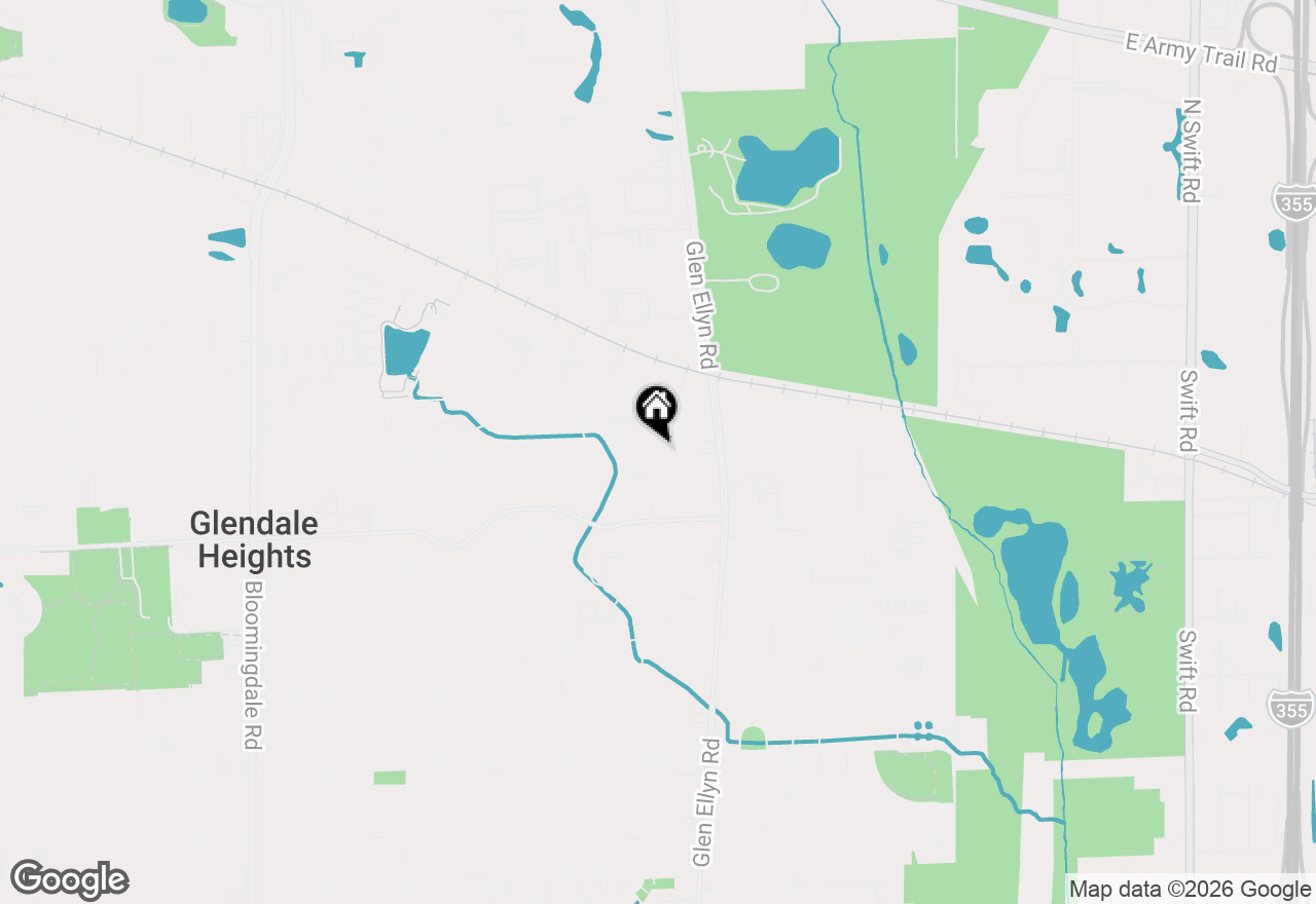 Map of 547 E Altgeld Avenue, Glendale Heights, IL 60139