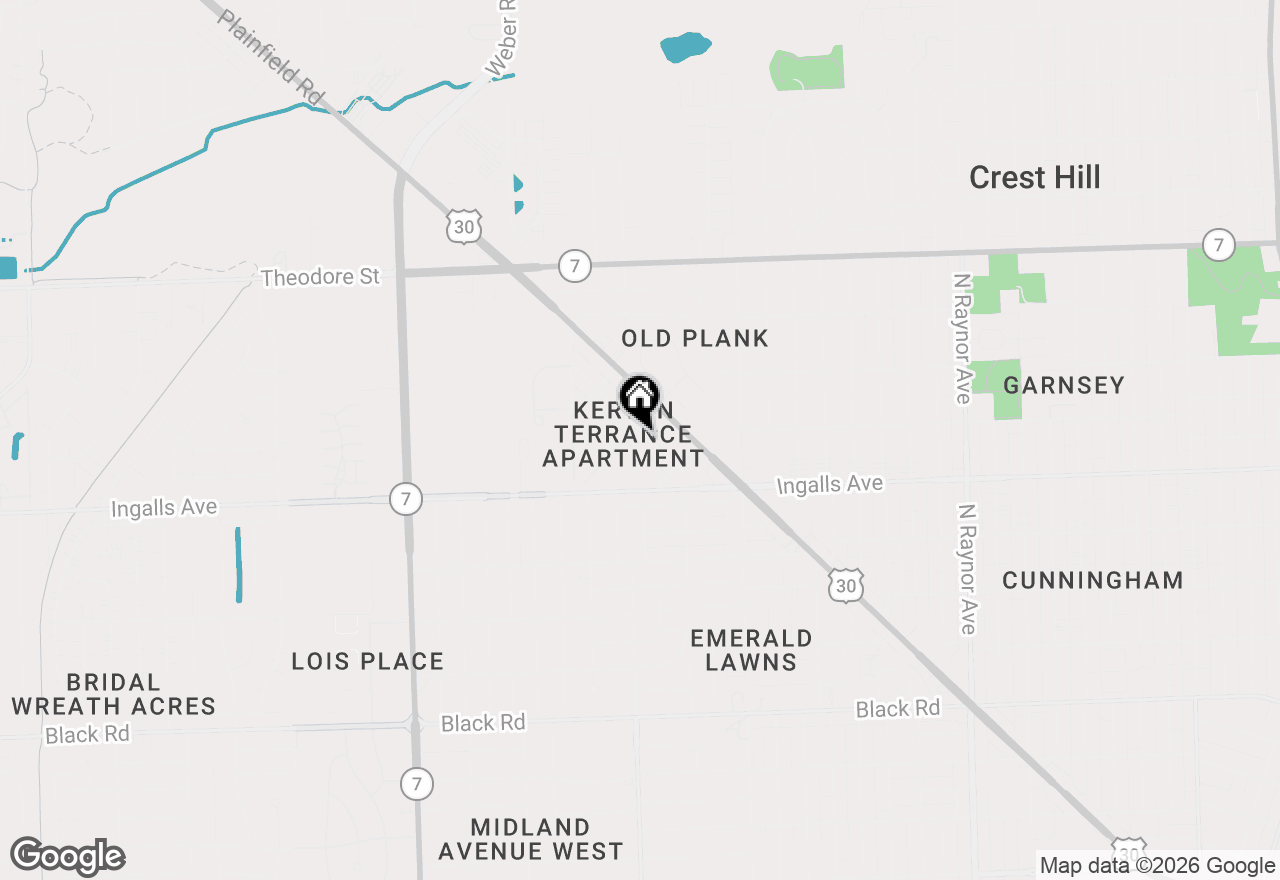 Map of 1318 Colorado Avenue, Joliet, IL 60435