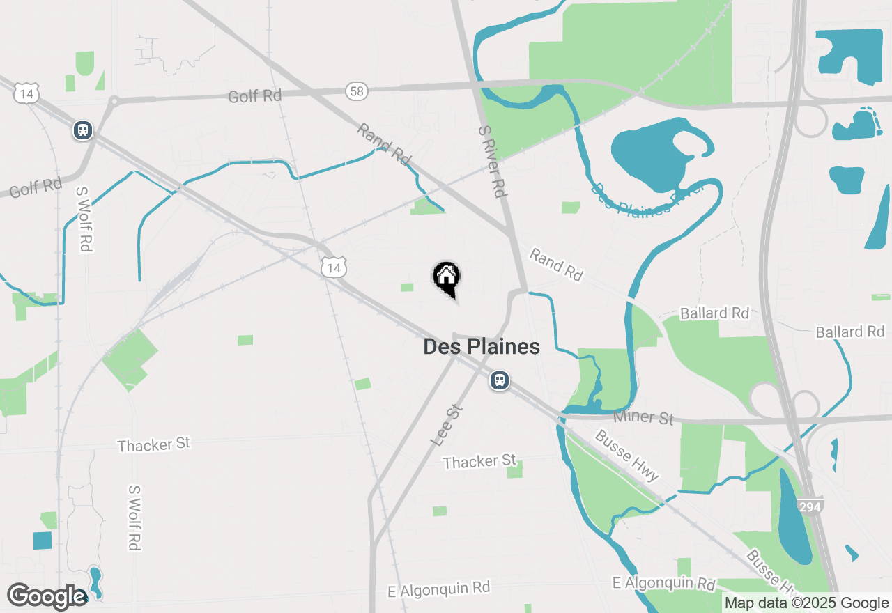 Map of 1378 Perry Street #208, Des Plaines, IL 60016