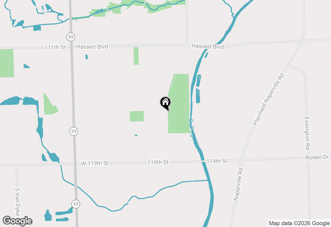 Map of 5815 Rosinweed Lane, Naperville, IL 60564