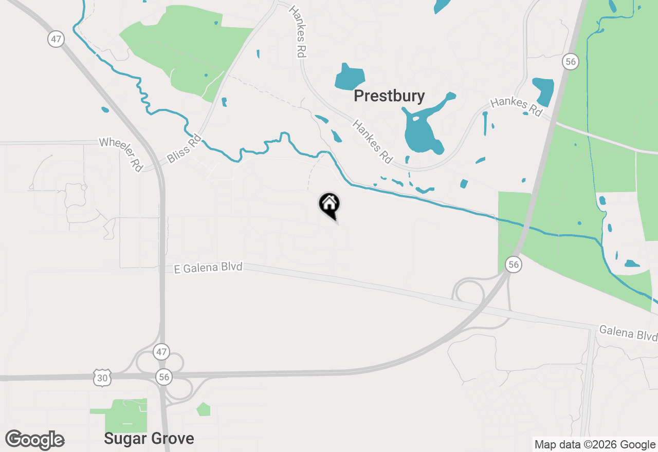 Map of 253 Somerset Drive, Sugar Grove, IL 60554