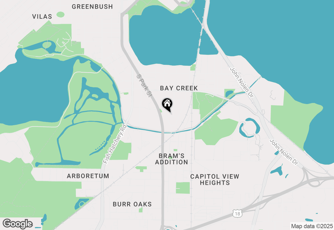 Map of 620 Pine Street, Madison, WI 53715