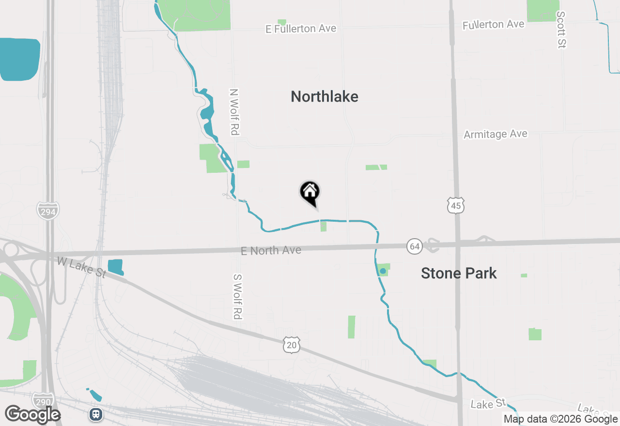 Map of 150 Country Club Drive, Northlake, IL 60164